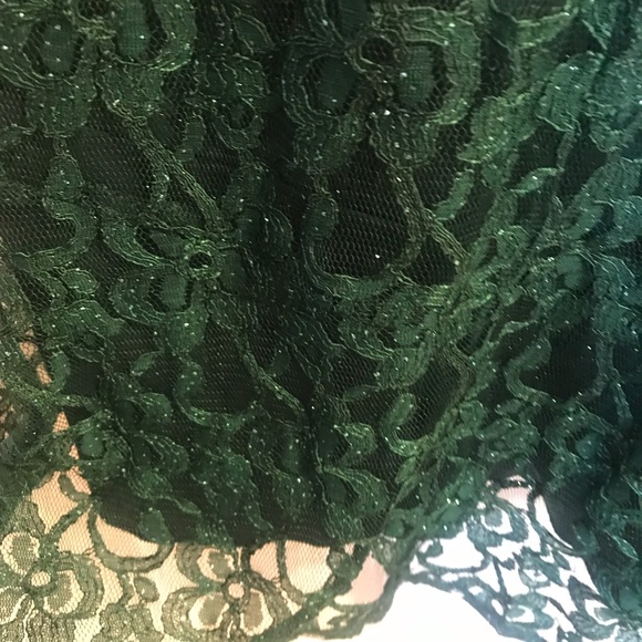 Emerald Green Dress - Picture 2 of 2